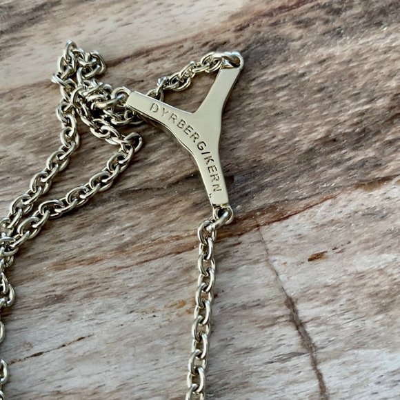 Dyrberg/Kern Neca Swarovski crystal Y style / lariat necklace - Picture 6 of 8